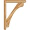 Ekena Millwork Legacy Craftsman Rough Sawn Bracket w/ Offset Brace, Western Red Cedar, 6"W x 36"D x 48"H BKT0604X36X48LEC04RWR - alternate 2